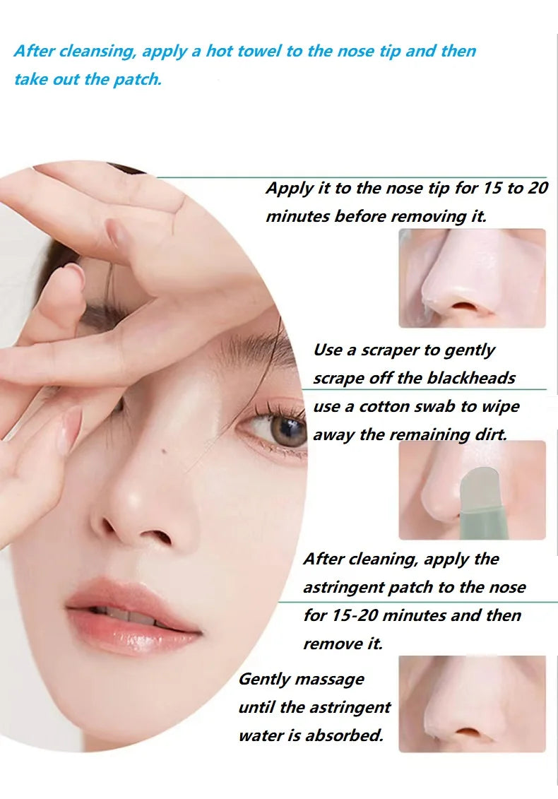 Deep Cleansing Blackhead & Whitehead Removal Tool-Stainless Steel Pore Cleanser for Nose & Face
