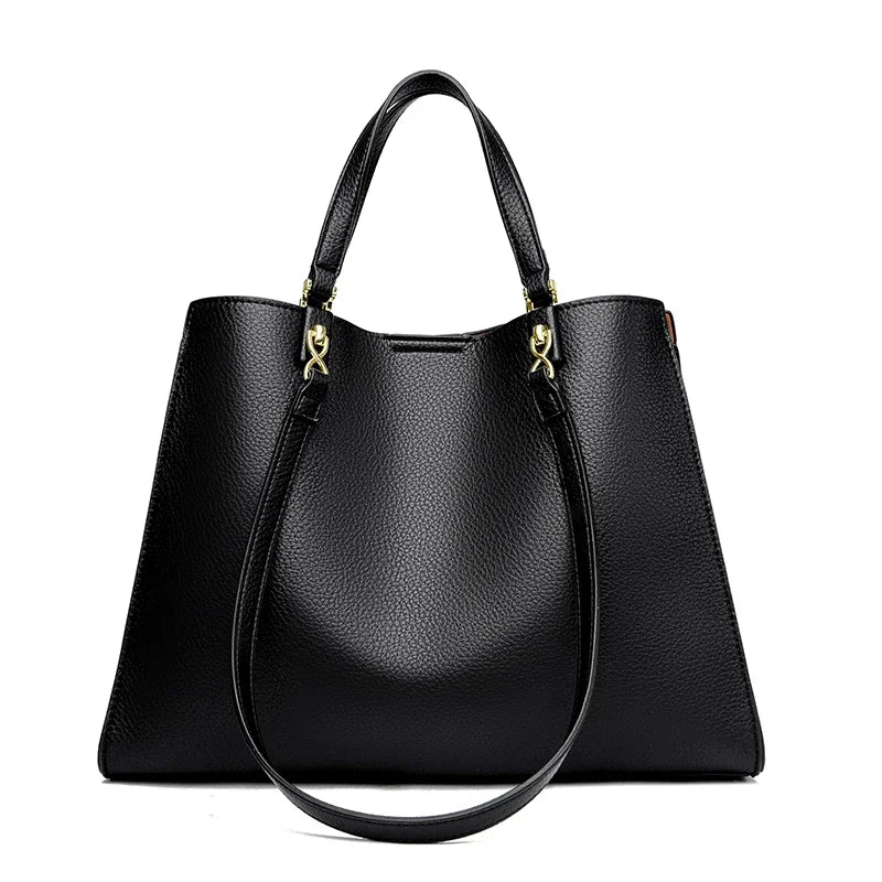 Luxury Diamond Handbag - Genuine Leather Shoulder Bag for Women Handbags.