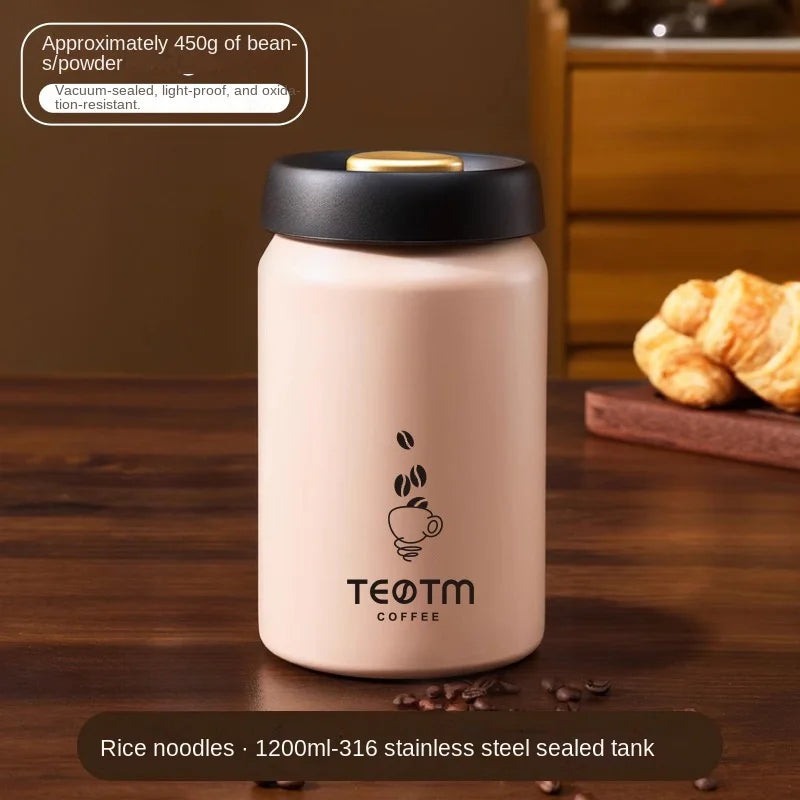 Stainless Steel Vacuum Coffee Storage Container