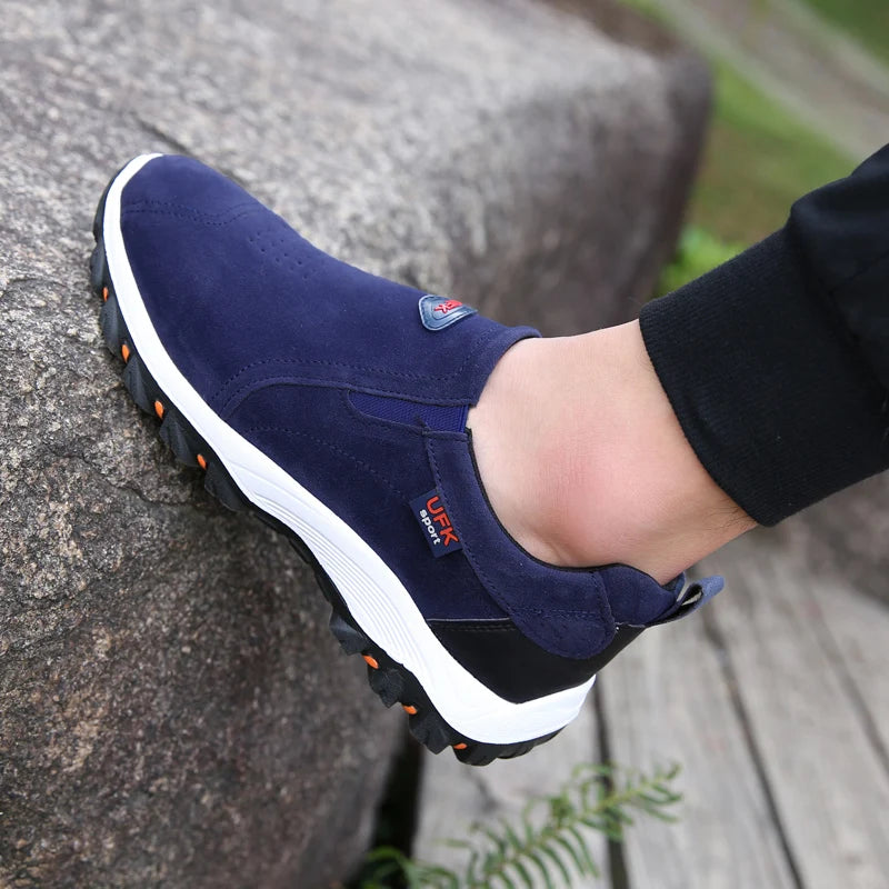 Men's Outdoor Walking Shoes - Lightweight Casual Sports Footwear