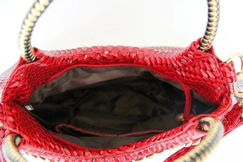2025 Luxury Fashion Diamonds Women Handbags Genuine Leather Shoulder Bag