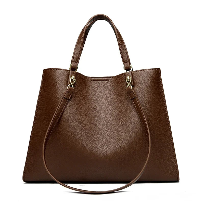 Luxury Diamond Handbag - Genuine Leather Shoulder Bag for Women Handbags.
