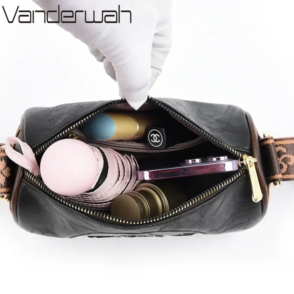 Casual Women Handbag Soft Leather Shoulder Crossbody Bag for Women