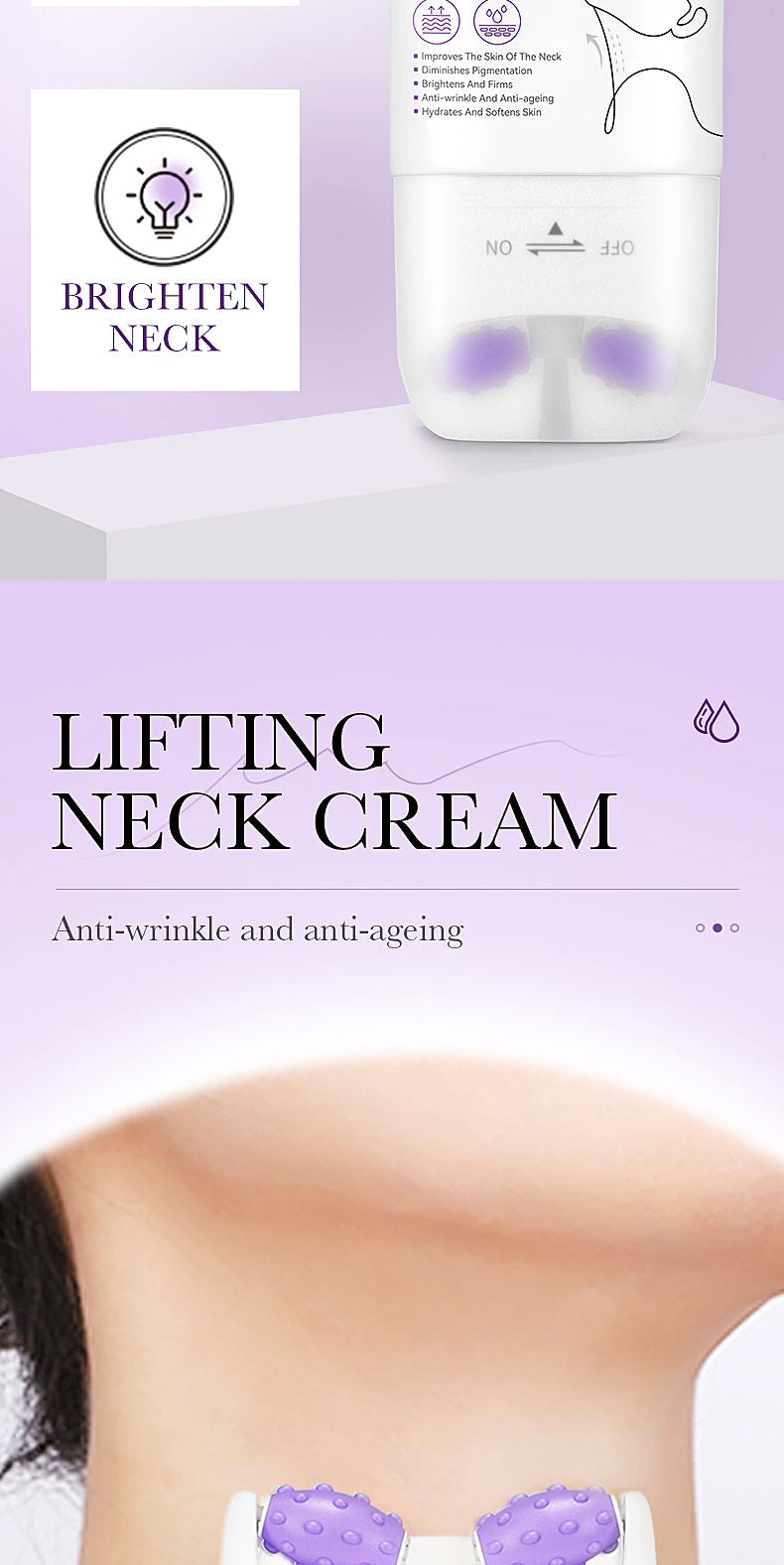 Collagen neck cream face lifting and firming eliminate neck wrinkles moisturizing neck cream fine line moisturizing cream