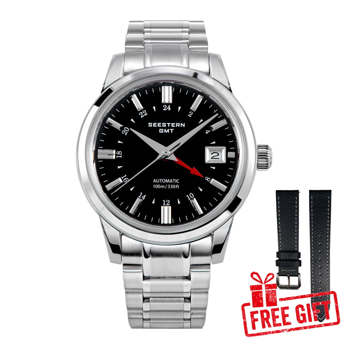 SEESTERN GMT Men of Watch Automatic NH34 Movement