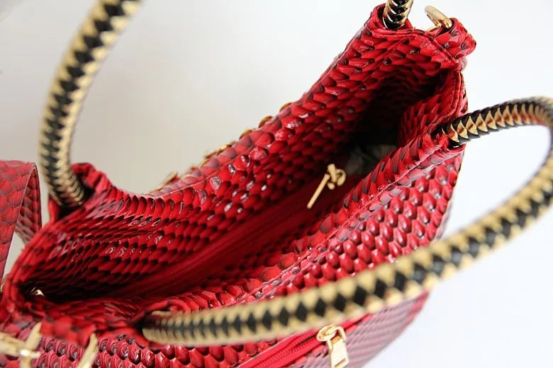 2025 Luxury Fashion Diamonds Women Handbags Genuine Leather Shoulder Bag