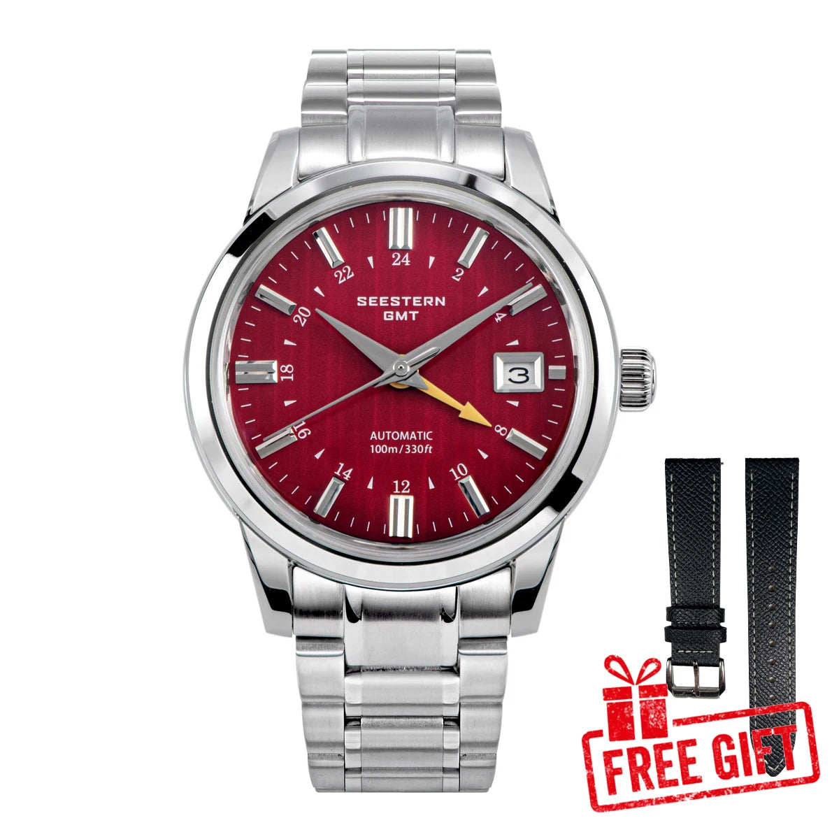 SEESTERN GMT Men of Watch Automatic NH34 Movement