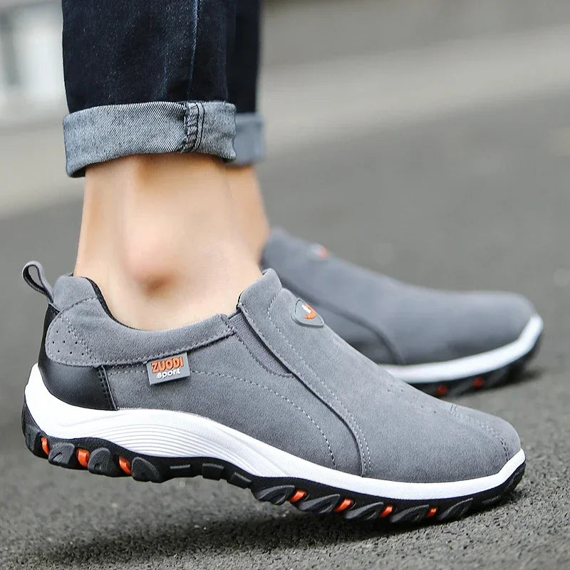 Men's Outdoor Walking Shoes - Lightweight Casual Sports Footwear