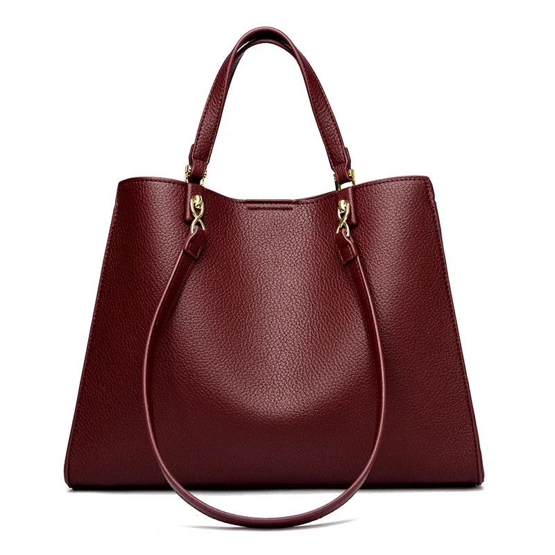 Luxury Diamond Handbag - Genuine Leather Shoulder Bag for Women Handbags.