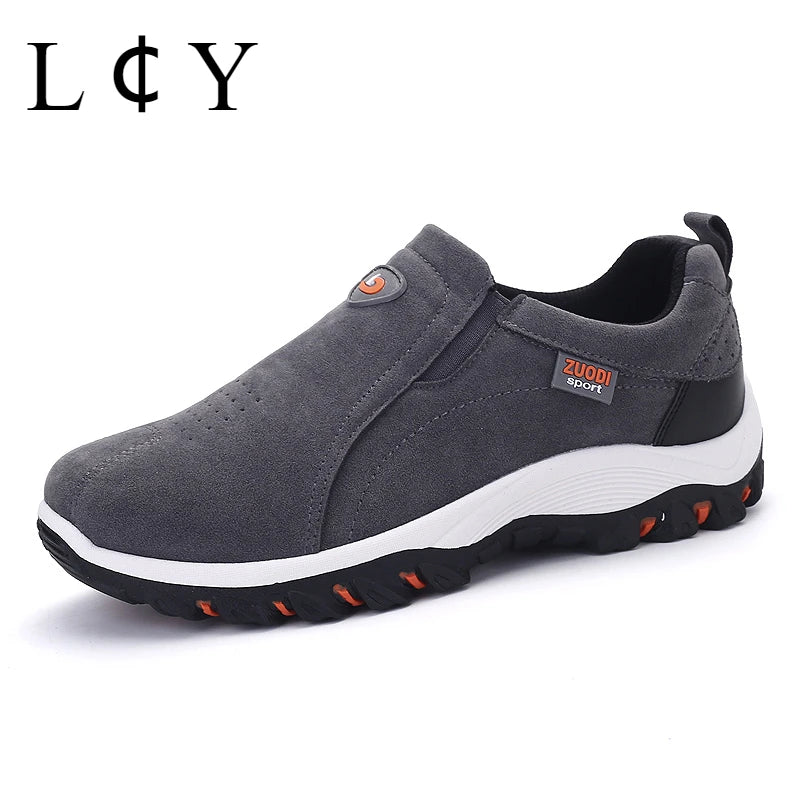 Men's Outdoor Walking Shoes - Lightweight Casual Sports Footwear