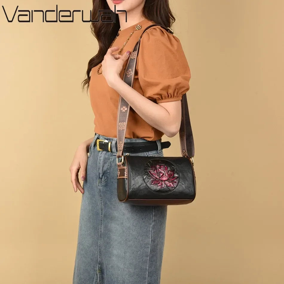 Casual Women Handbag Soft Leather Shoulder Crossbody Bag for Women