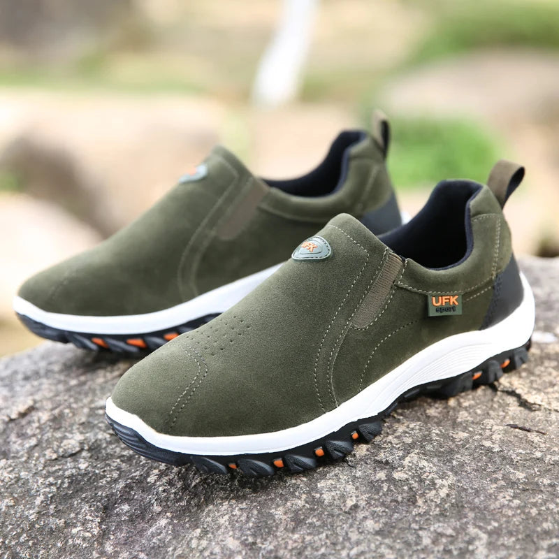 Men's Outdoor Walking Shoes - Lightweight Casual Sports Footwear