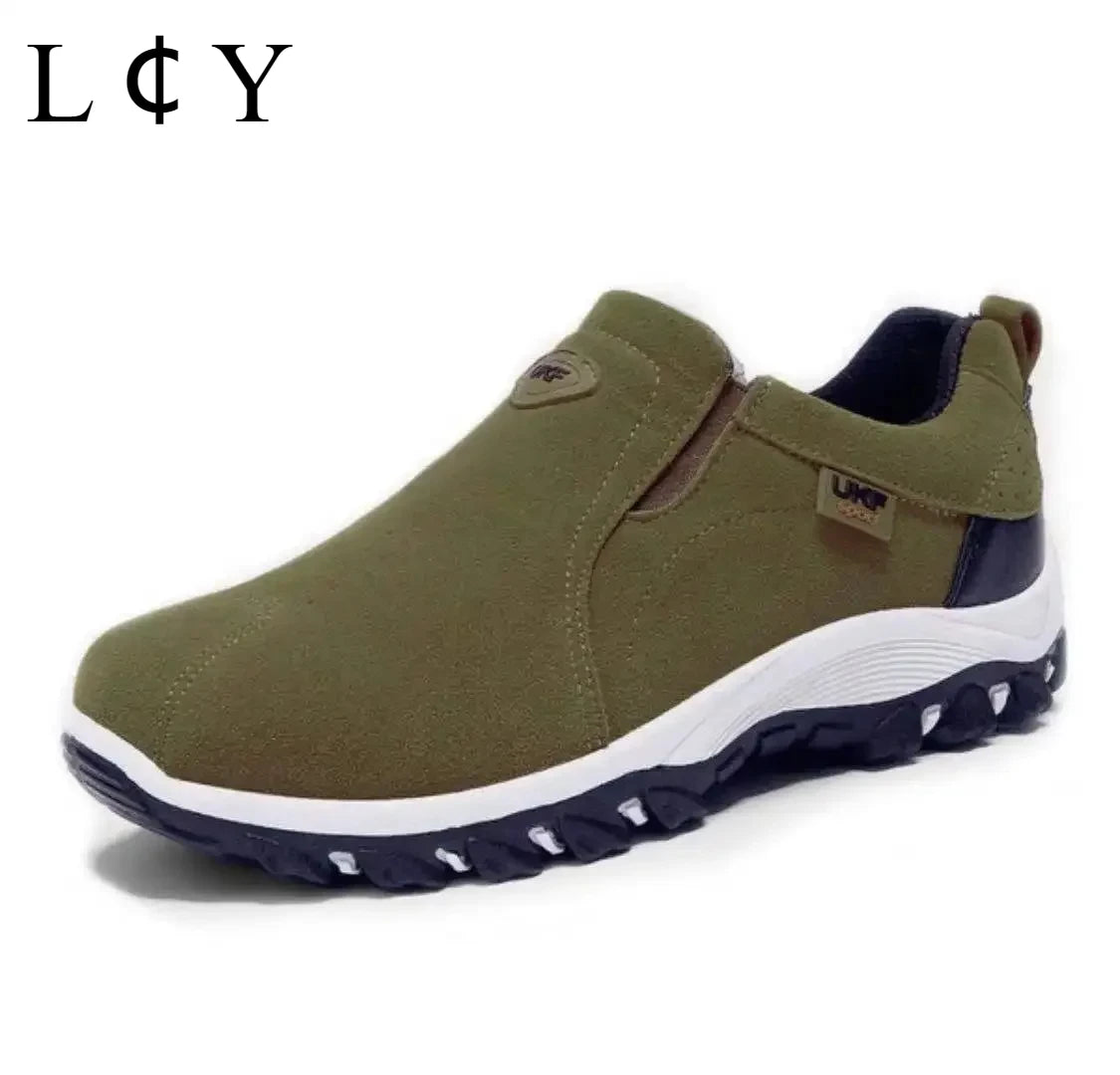 Men's Outdoor Walking Shoes - Lightweight Casual Sports Footwear
