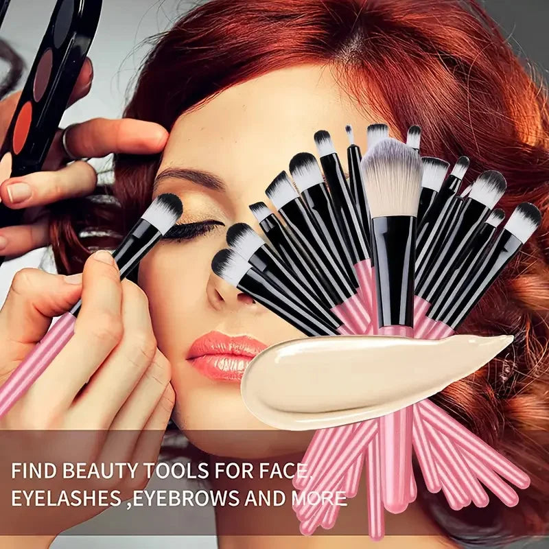 Premium Makeup Brushes Set- Synthetic Kauki Foundation & Blending Burshes