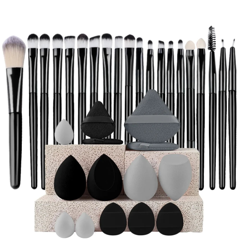Premium Makeup Brushes Set- Synthetic Kauki Foundation & Blending Burshes