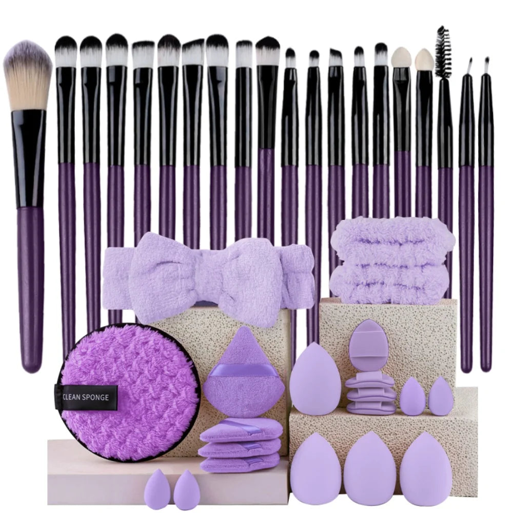 Premium Makeup Brushes Set- Synthetic Kauki Foundation & Blending Burshes