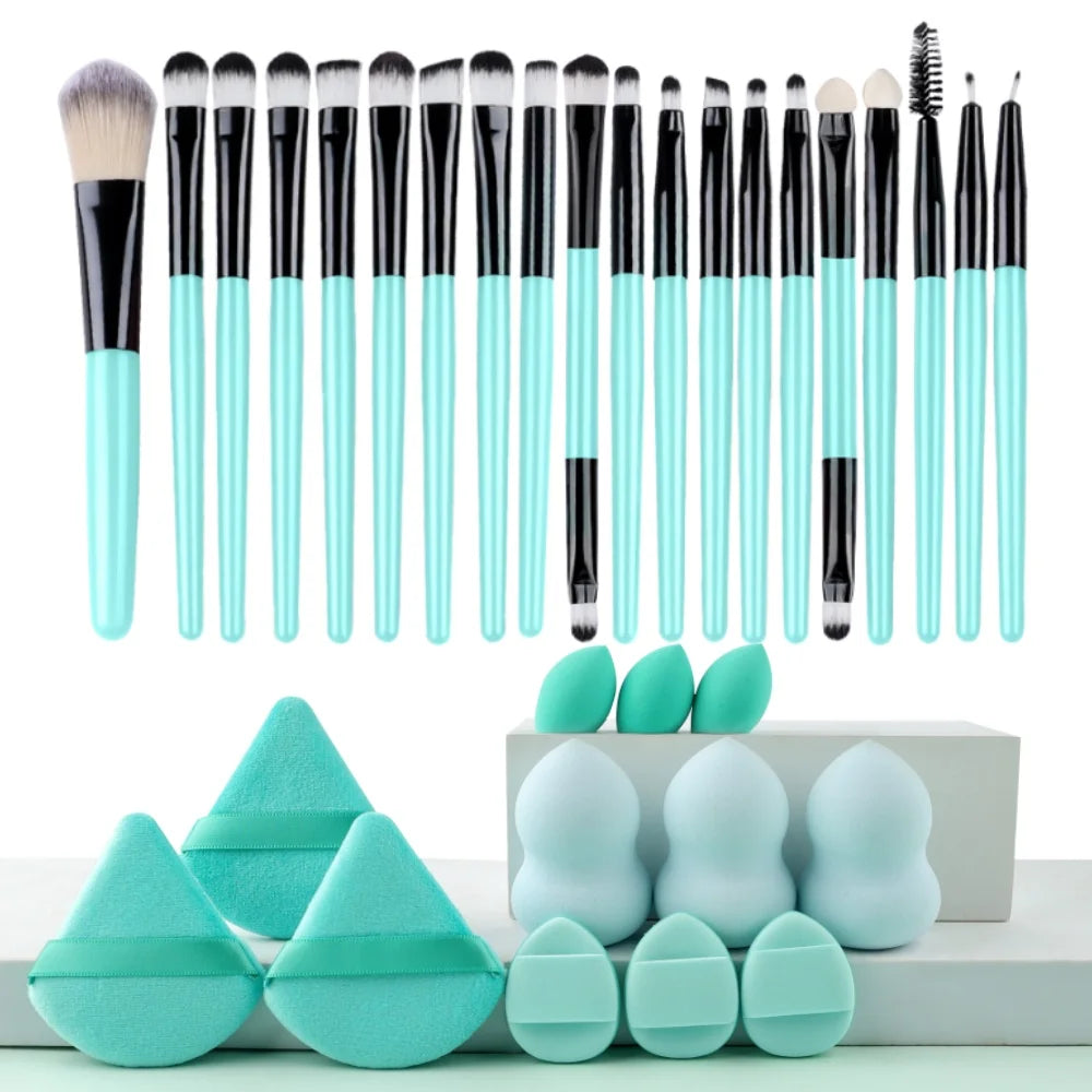 Premium Makeup Brushes Set- Synthetic Kauki Foundation & Blending Burshes