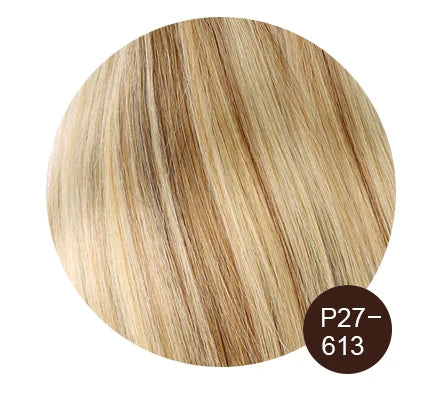 Straight Human Hair Extensions - Fusion Flat Tip Keratin Bond Natural Hair