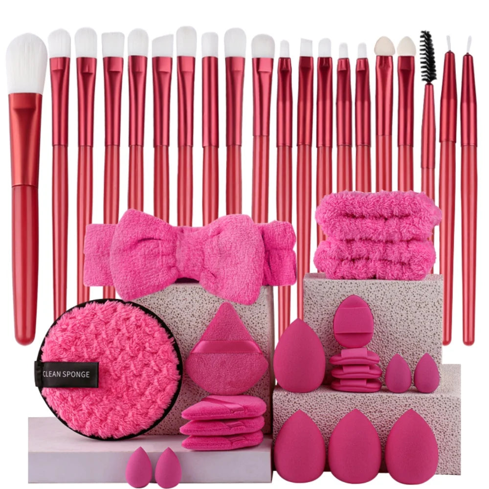 Premium Makeup Brushes Set- Synthetic Kauki Foundation & Blending Burshes