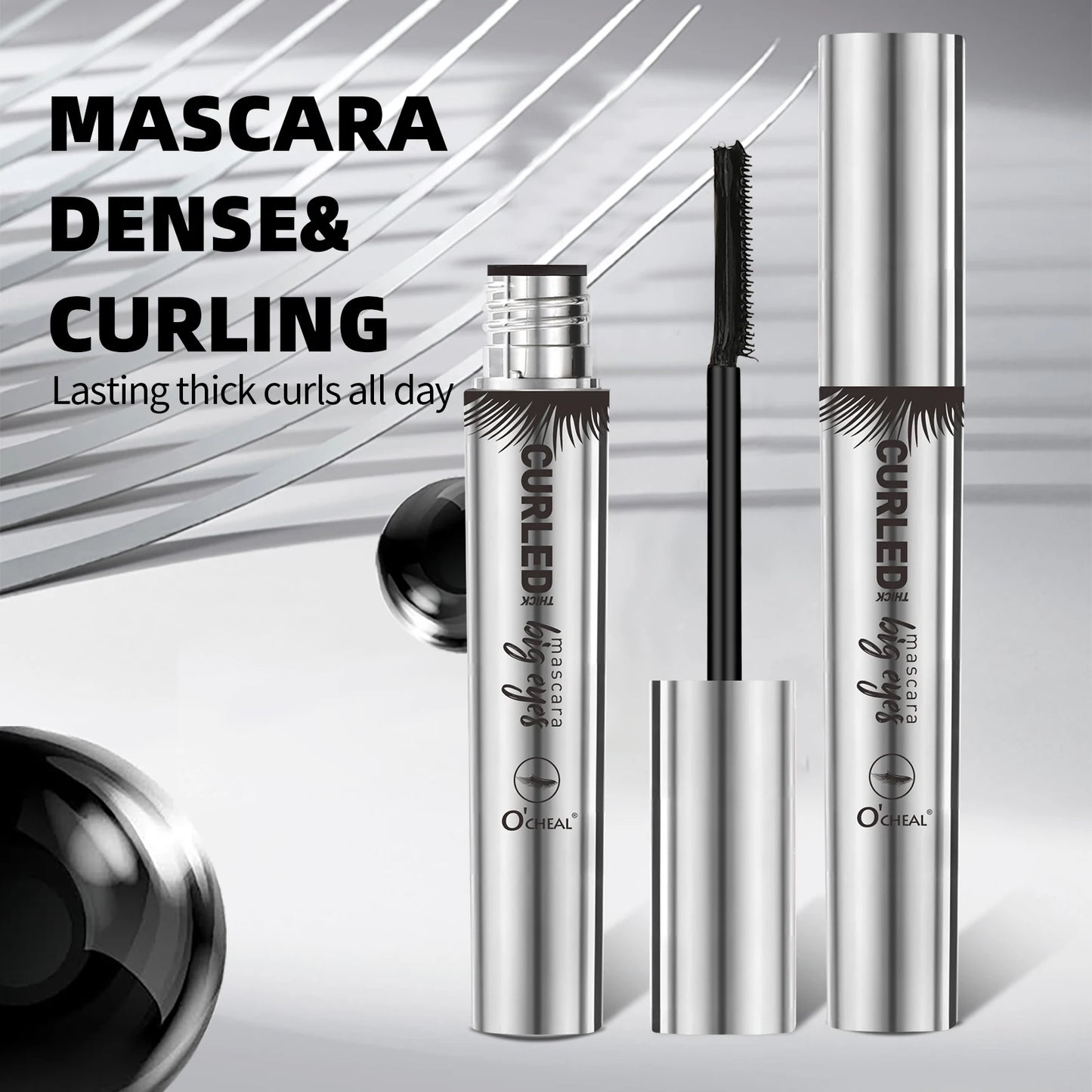 O' Cheal 3D Silk Fiber Mascara Volumizing & Lengthening Black Lash