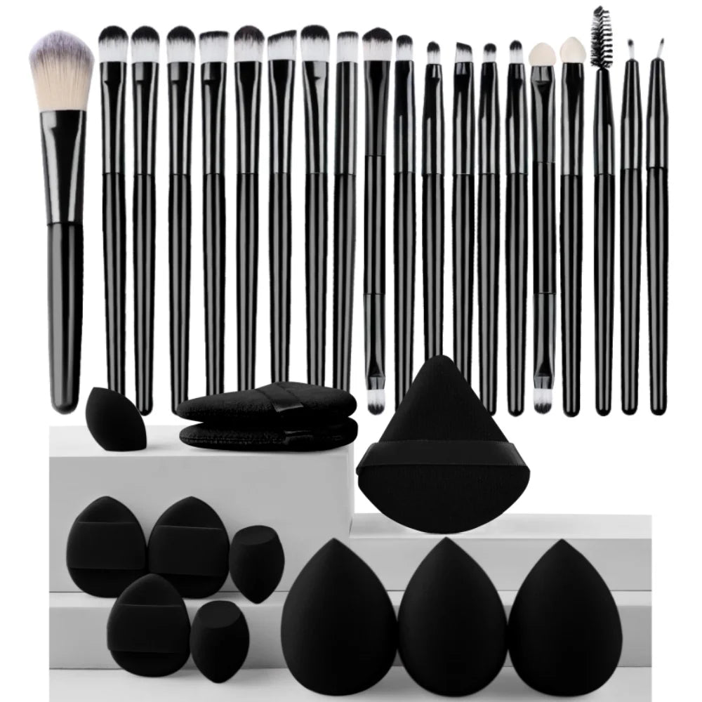 Premium Makeup Brushes Set- Synthetic Kauki Foundation & Blending Burshes