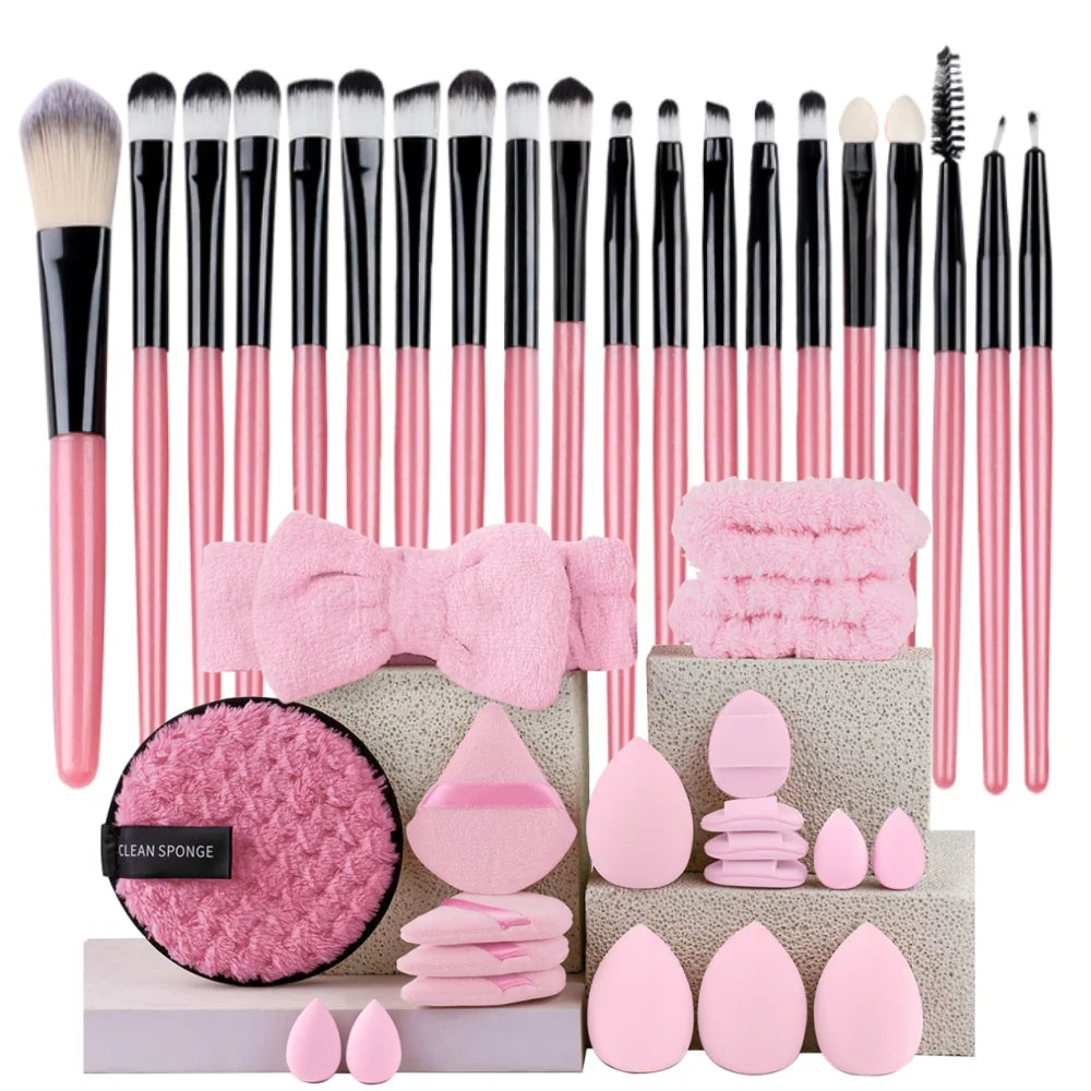 Premium Makeup Brushes Set- Synthetic Kauki Foundation & Blending Burshes