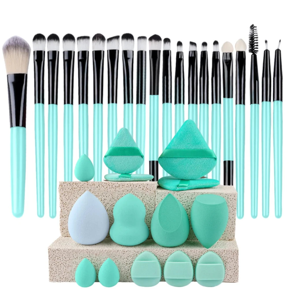 Premium Makeup Brushes Set- Synthetic Kauki Foundation & Blending Burshes