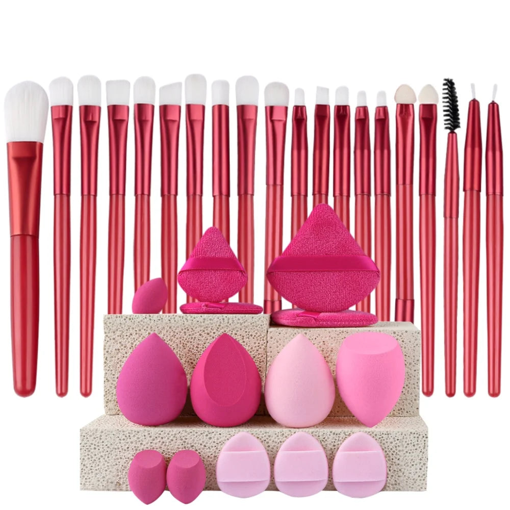 Premium Makeup Brushes Set- Synthetic Kauki Foundation & Blending Burshes