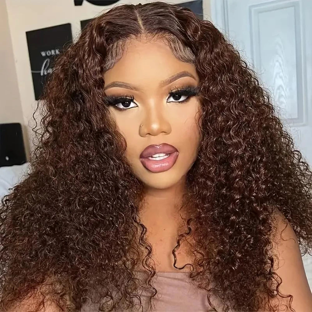 Kinky Curly Bob Wig-13x4 Lace Front Human Wig for Women