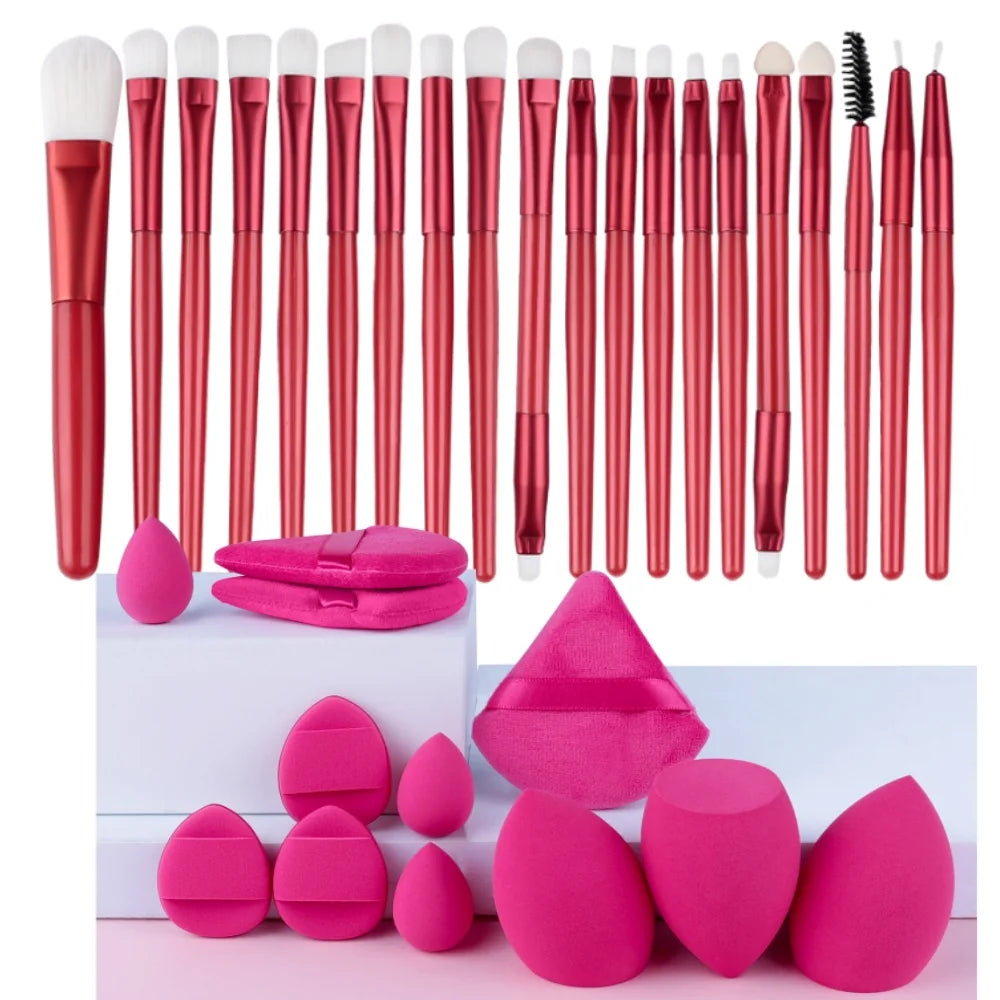 Premium Makeup Brushes Set- Synthetic Kauki Foundation & Blending Burshes
