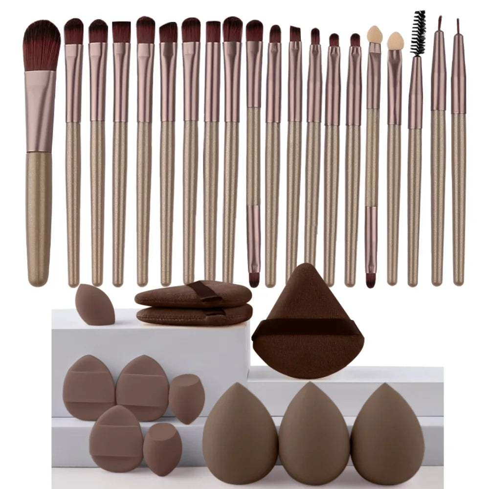 Premium Makeup Brushes Set- Synthetic Kauki Foundation & Blending Burshes