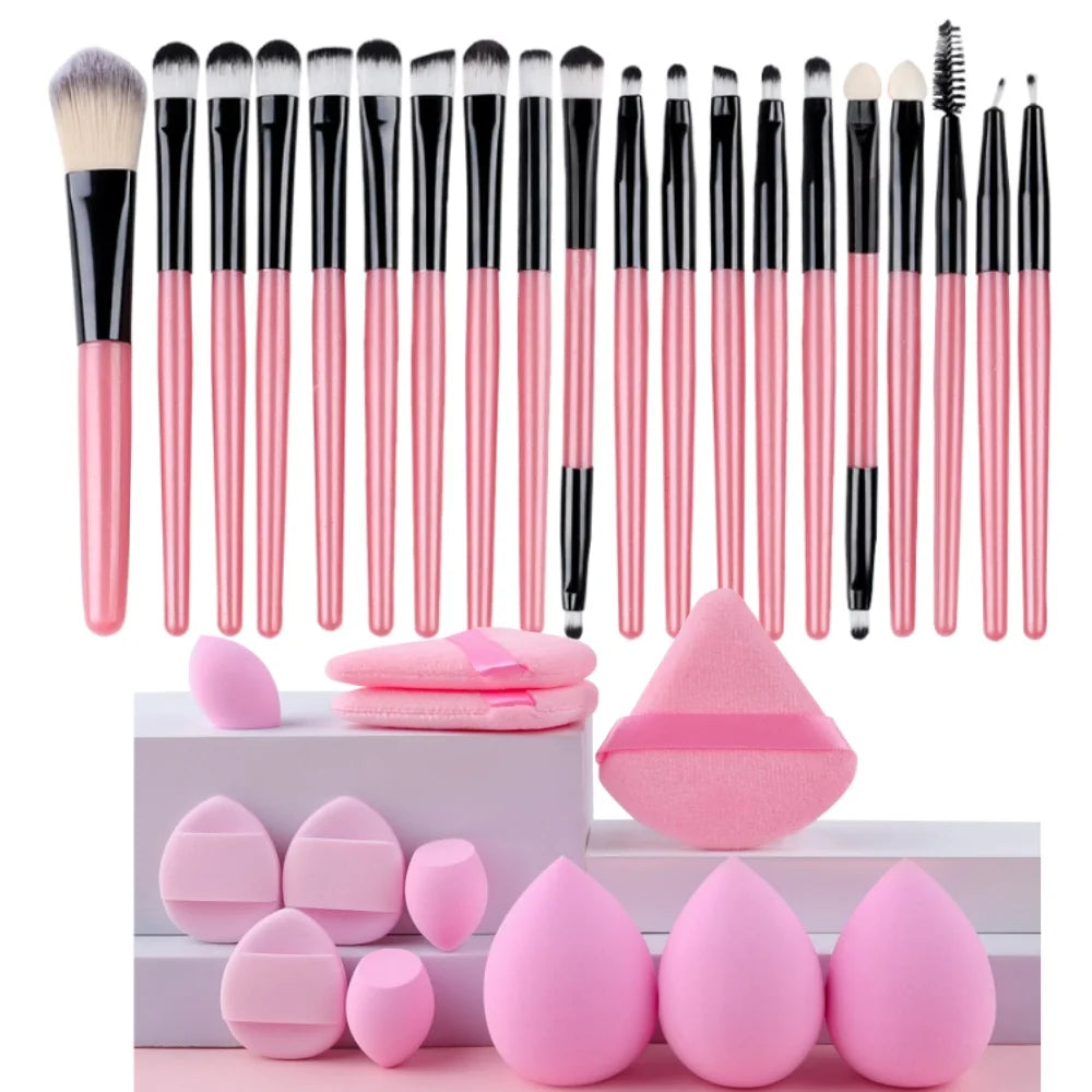 Premium Makeup Brushes Set- Synthetic Kauki Foundation & Blending Burshes