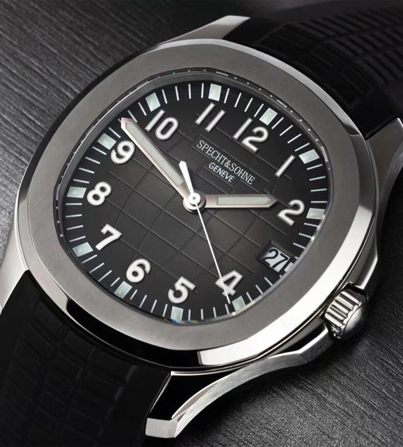 Specht & Shone Automatic Mechanical Sport Watch - Sapphire Crytal, Luminous 50M Waterproof