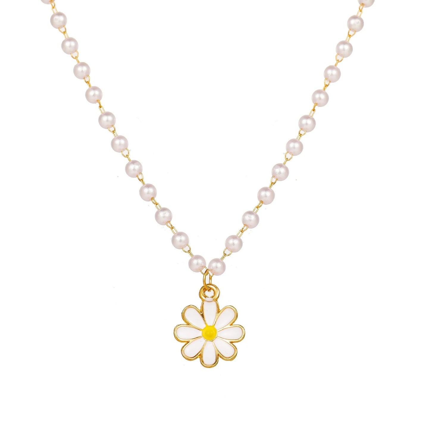 Crystal Zircon Water Drop Pendant Necklace - Invisible Chain Choker for Women