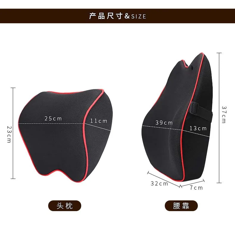 Car Neck Headrest Pillow - Premium Auto Seat Cushion for Comfort & Support