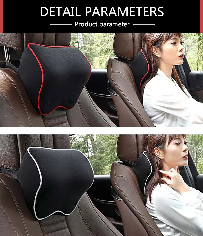 Car Neck Headrest Pillow - Premium Auto Seat Cushion for Comfort & Support