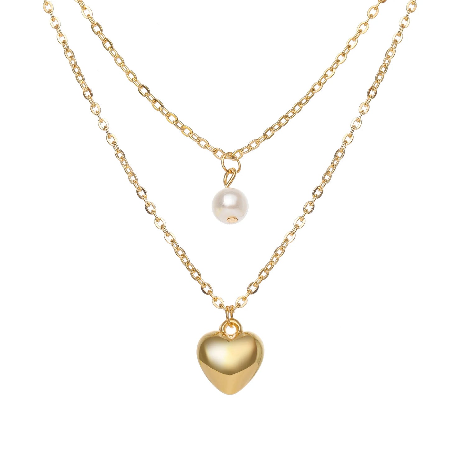 Crystal Zircon Water Drop Pendant Necklace - Invisible Chain Choker for Women