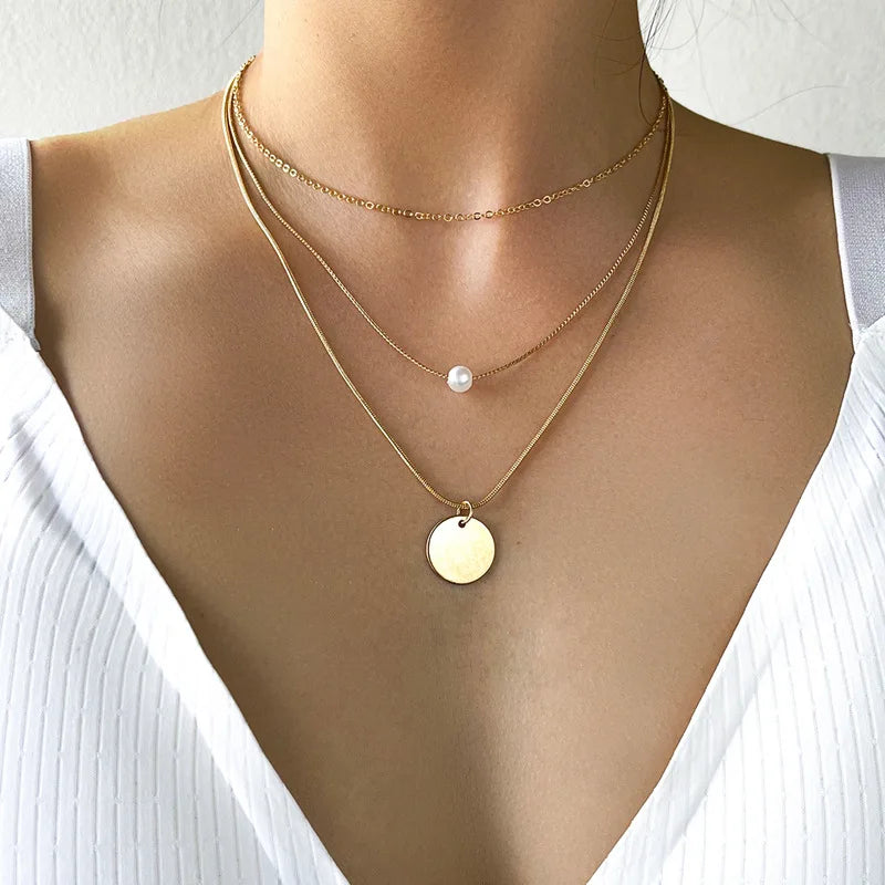 Elegant Wedding Big Pearl Choker Necklace for Women