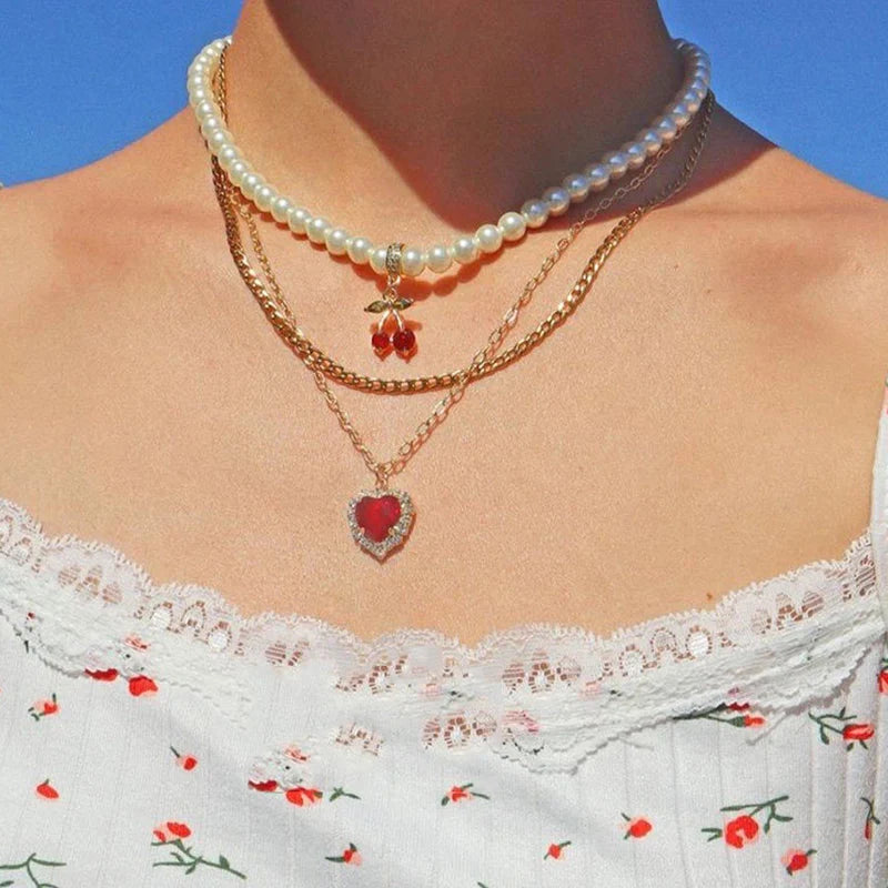 Elegant Wedding Big Pearl Choker Necklace for Women