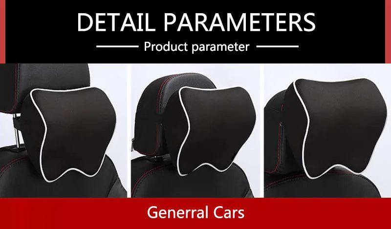 Car Neck Headrest Pillow - Premium Auto Seat Cushion for Comfort & Support
