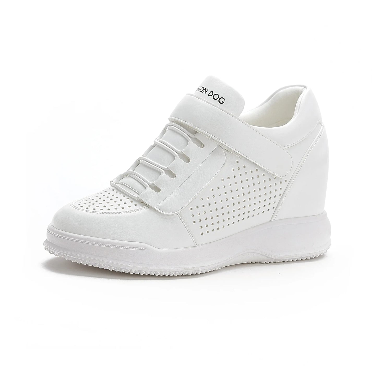 Autumn High Top Wedge Platform Sneakers - Hidden Heels Casual Shoes