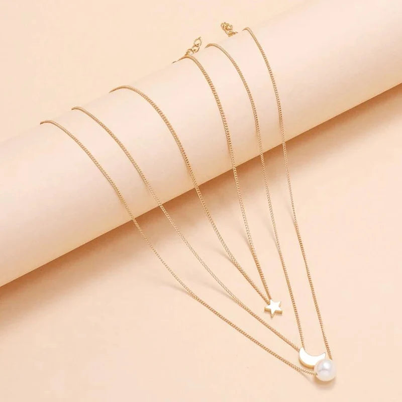 Elegant Wedding Big Pearl Choker Necklace for Women