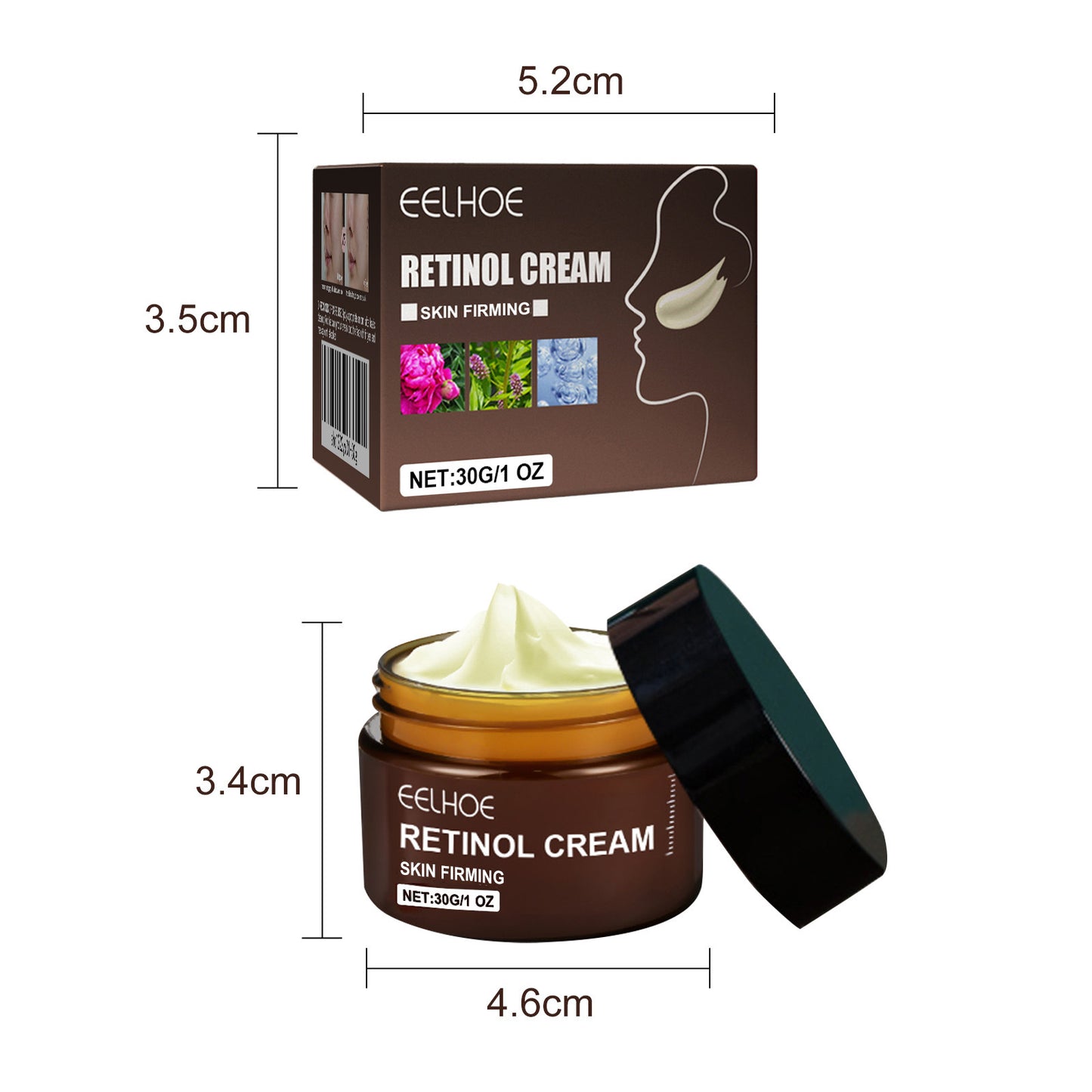 Retinol Wrinkle Remover Face Cream-Anti-Aging Lifting Moisturizing.