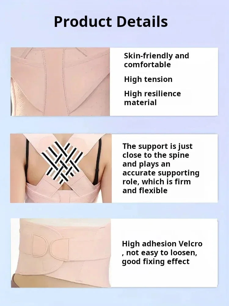 Posture Corrector for Women & Men Adjustable Back Shoulder Brace for Upper Spine