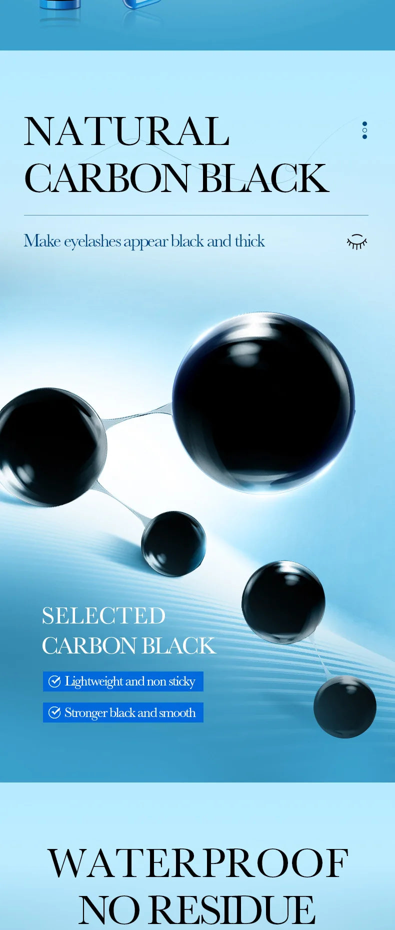 Waterproof Lengthening Mascara - Silk Fiber Formula for Volume & Length