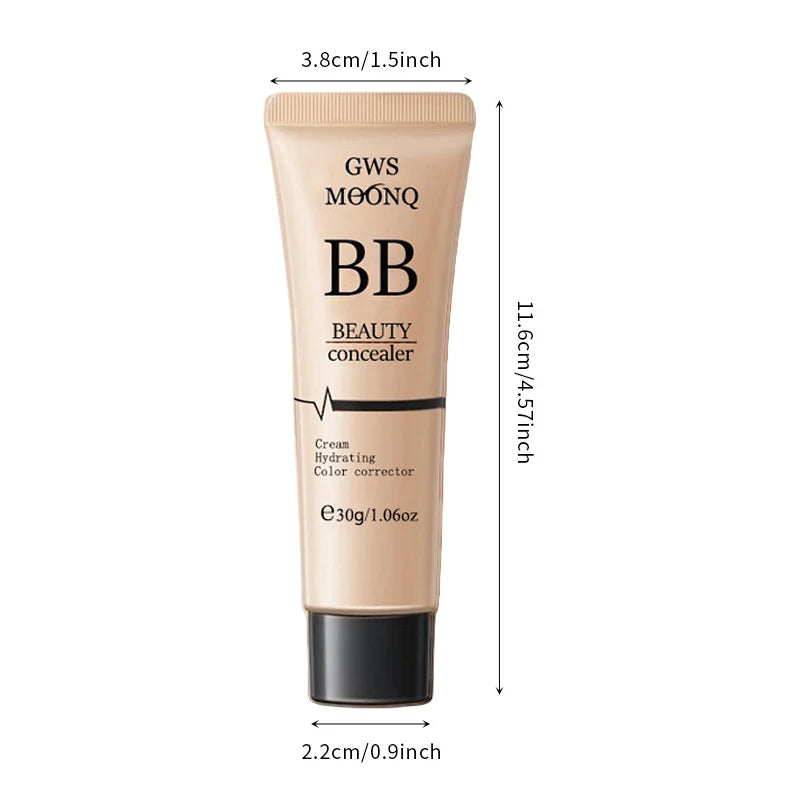 Full Coverage BB Cream - Long - Lasting Liquid Foundation & Concealer