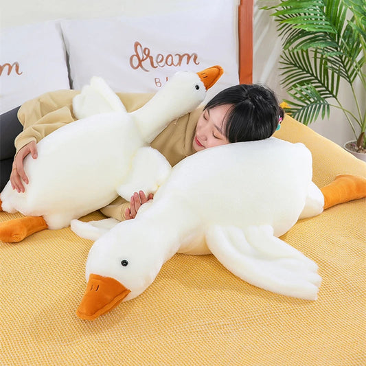 Funny Giant Goose Plush Stuffed Toy- Soft Duck Sleeping Pillow & Soft Cushion, Kids & Girlfriend Birthday Gift