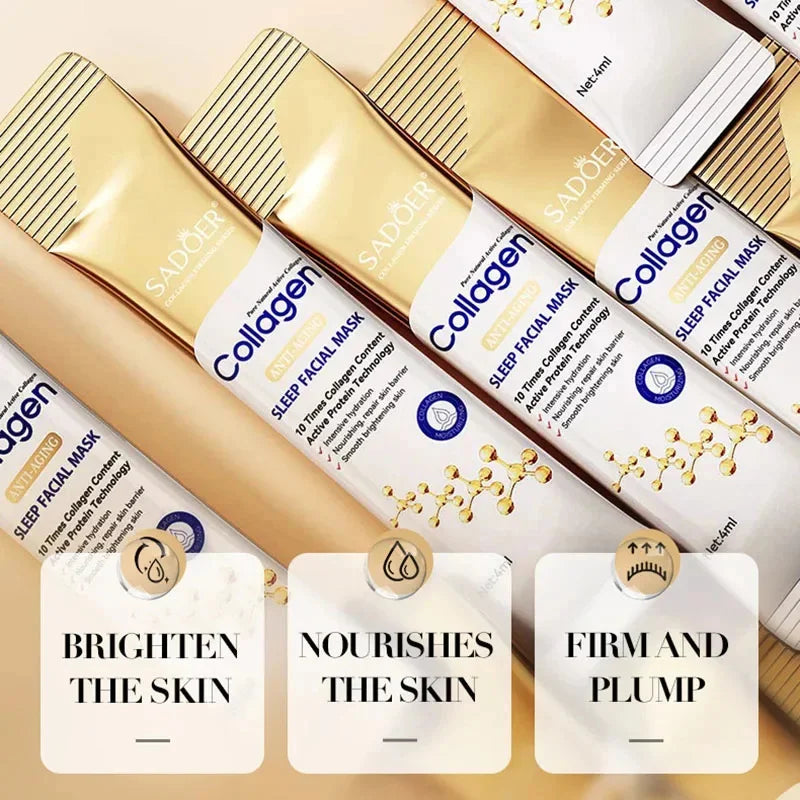 Collagen Sleeping Face Masks- Moisturizing & firming Overnight Treatment