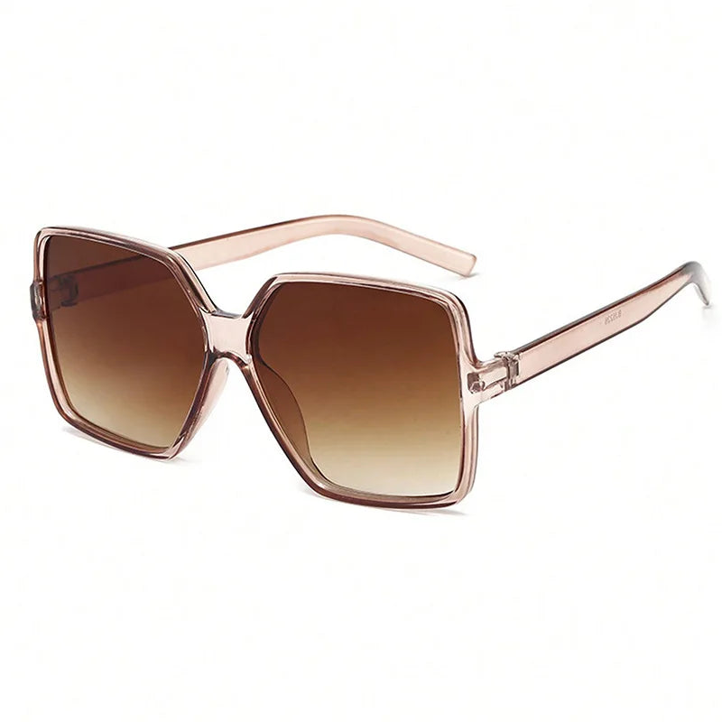 Oversized Gradient Sunglasses for Women- Big Frame UV400 Sunglasses