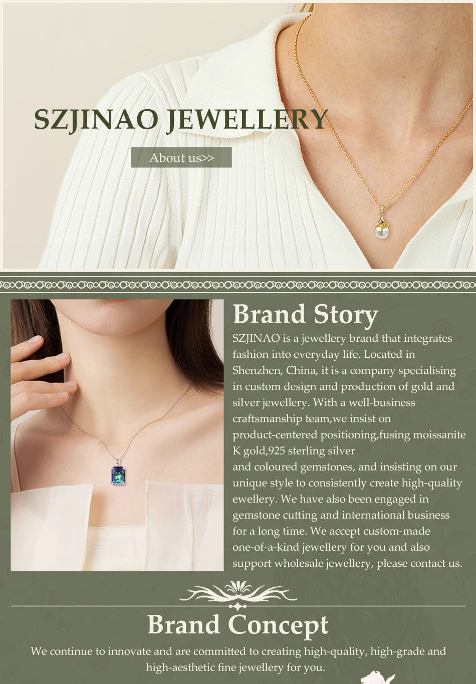 14K Gold Plated Pear Moissanite Solitaire Pendant Necklace Diamond Certificate Included